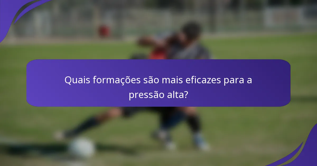 Quais formações são mais eficazes para a pressão alta?